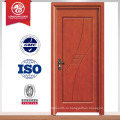 Современная дверь из массивной древесины из натурального дерева / резная деревянная дверь